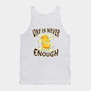 ONE IS NEVER ENOUGH! Tasty hashbrowns, water colour tattoo style Tank Top